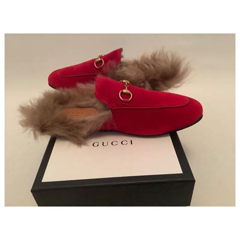 mule gucci fourrure|Mules de Luxe Femme GUCCI .